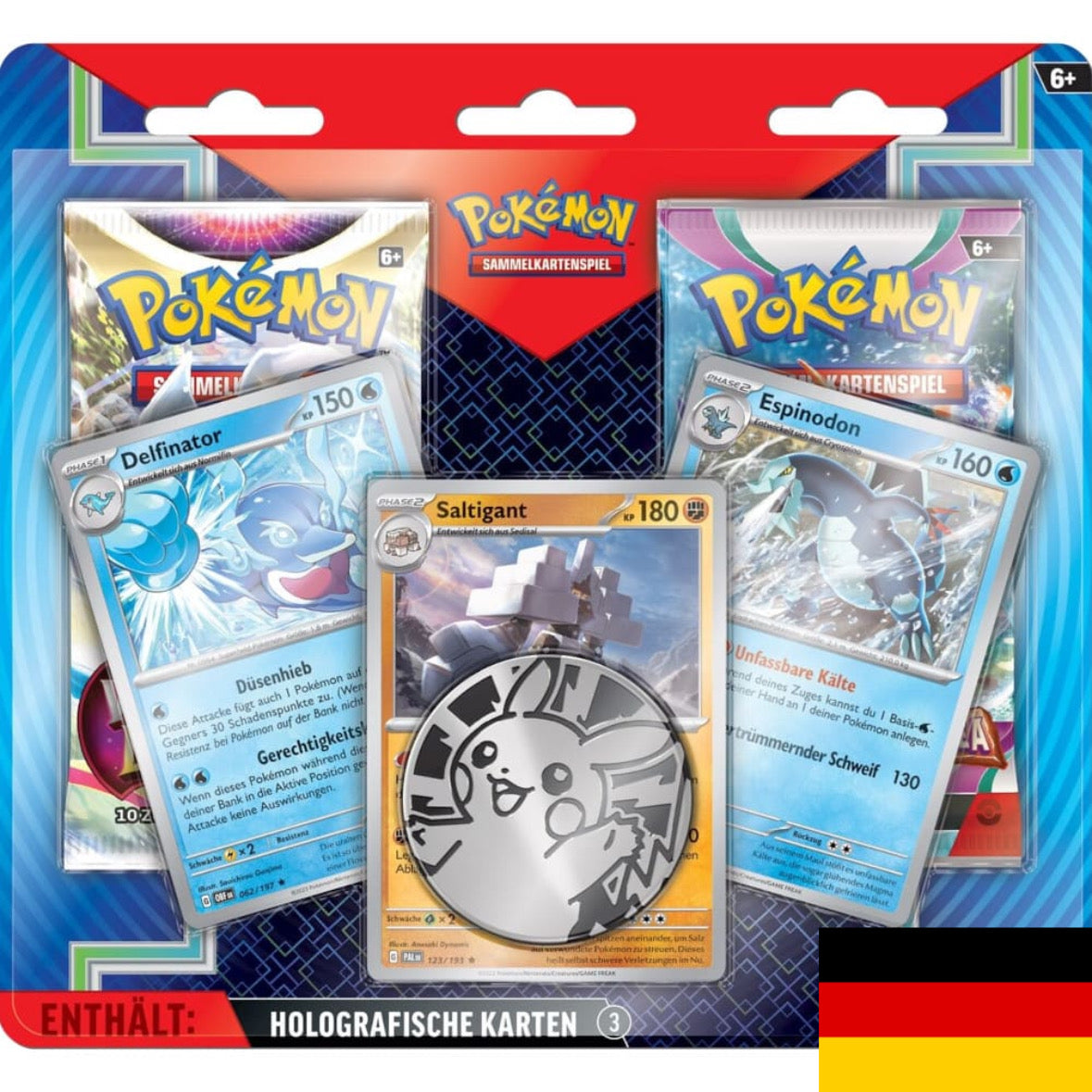 Pokemon PKM Aufgewerteter 2er-Pack-Blister Deutsch