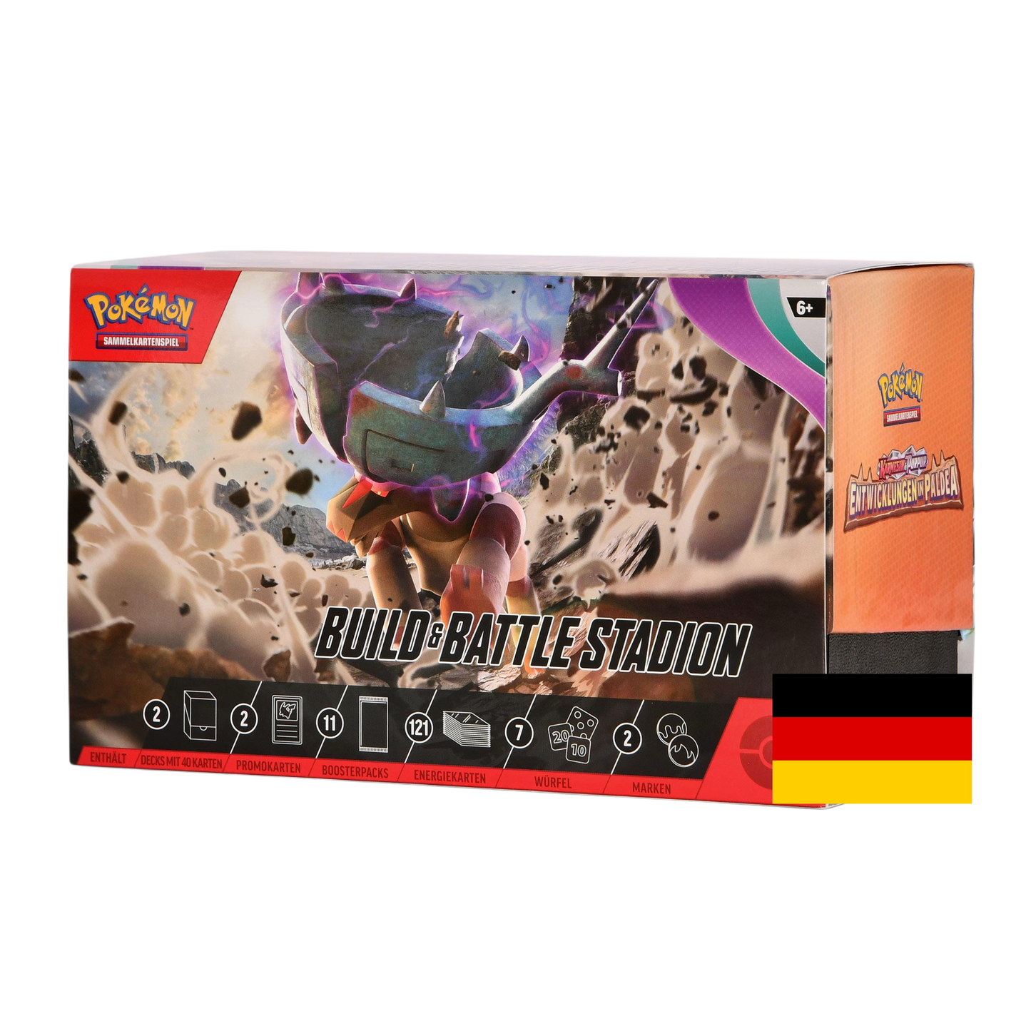 Pokemon Entwicklungen in Paldea Stadion Box Deutsch