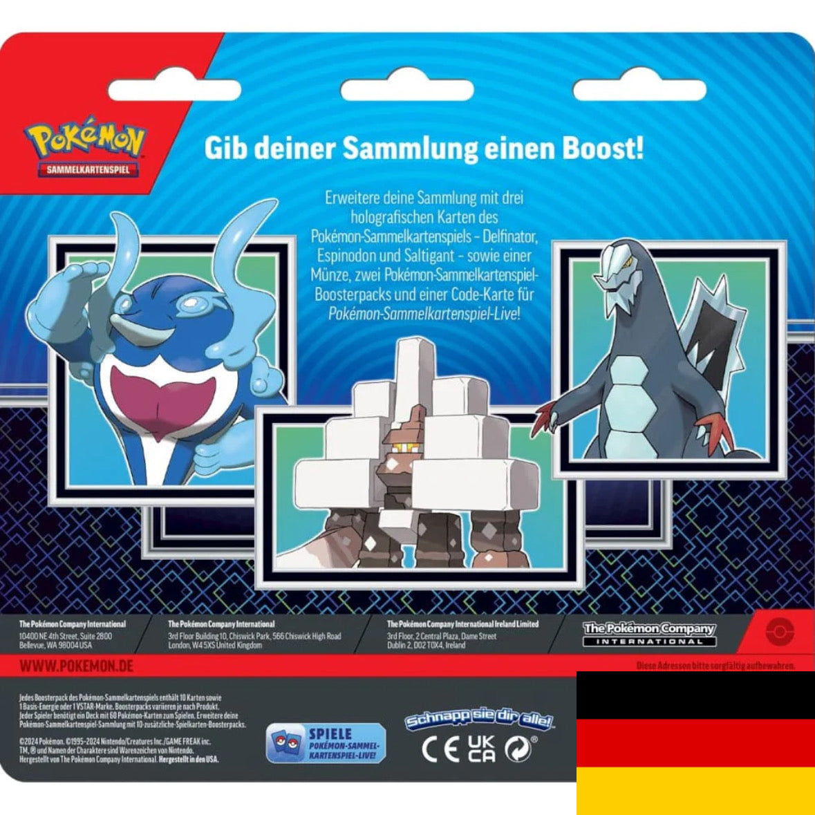 Pokemon PKM Aufgewerteter 2er-Pack-Blister Deutsch