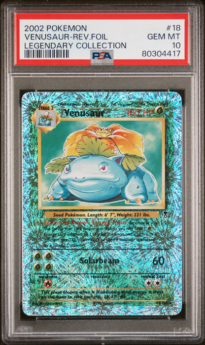 Pokemon Venusaur Legendary Collection Reverse PSA 10 Englisch