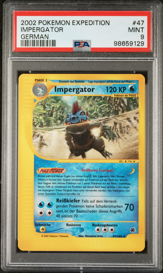 Pokemon Impergator Expedition PSA 9 Deutsch
